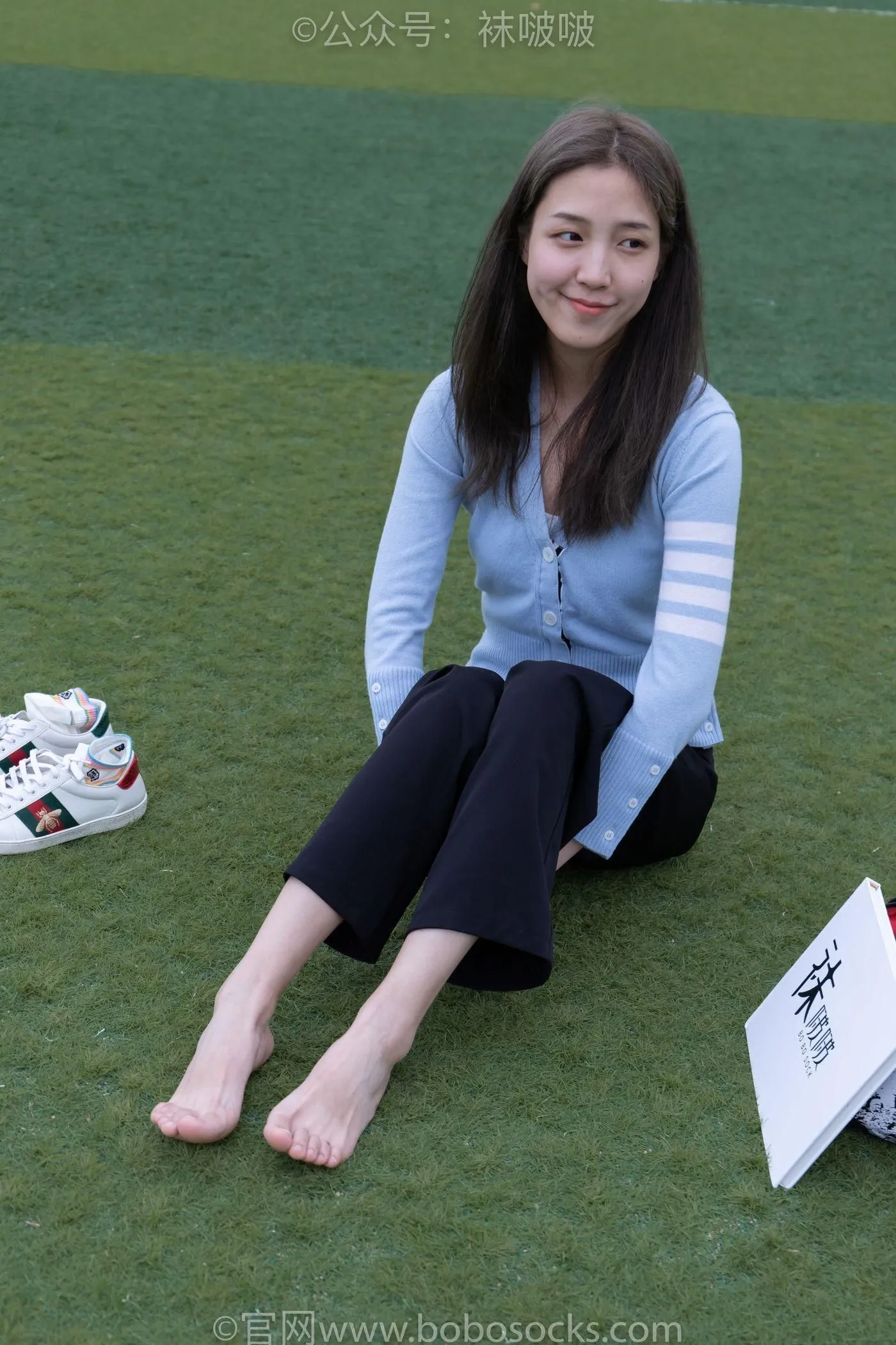 [BoBoSocks袜啵啵]NO.021 泡芙-板鞋、白棉袜、裸足 [131P]插图4
